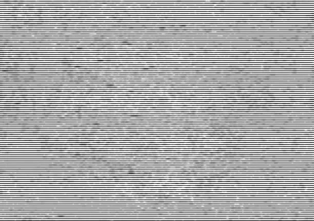 Vector illustration of Half tone black lines pattern on white background