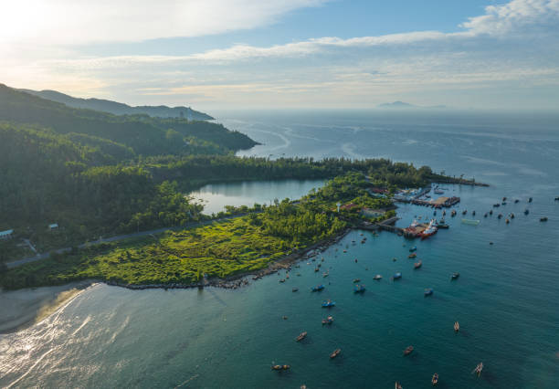 Early morning in Son Tra peninsula, Da Nang city