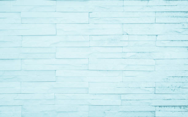 détail de la photo de fond moderne du mur de briques bleues. fond de texture de mur en brique claire bleue pour bloc de carreaux de pierre peint en papier peint blanc de couleur claire design intérieur et extérieur moderne. - block blue brick building activity photos et images de collection