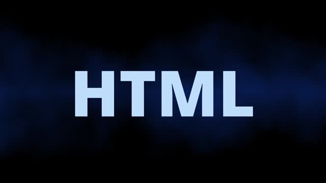 Typing HTML code for website as source code of homepage design coding text on screen for internet www development and descriptive hypertext markup language with site structure like head title and body