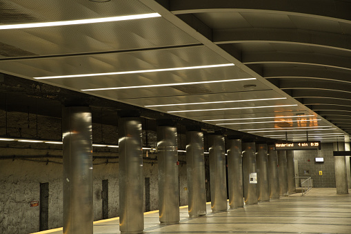 inorganic image of subway station in Boston