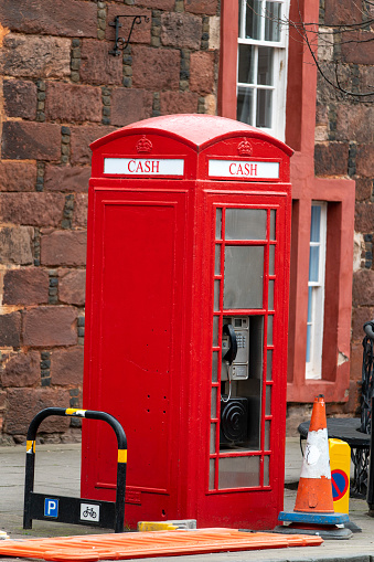 Old rare British phone box