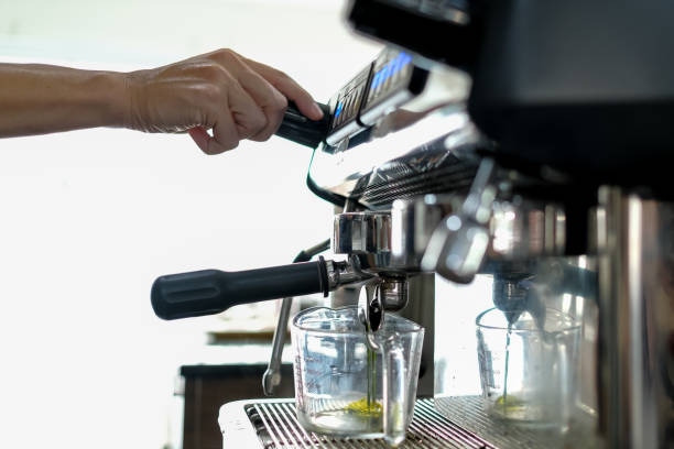 istock Barista is making drinks in the coffee shop. 1513024806