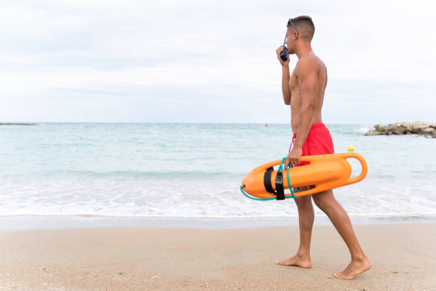 istock Strong lifeguard on duty on the beach 1513112950