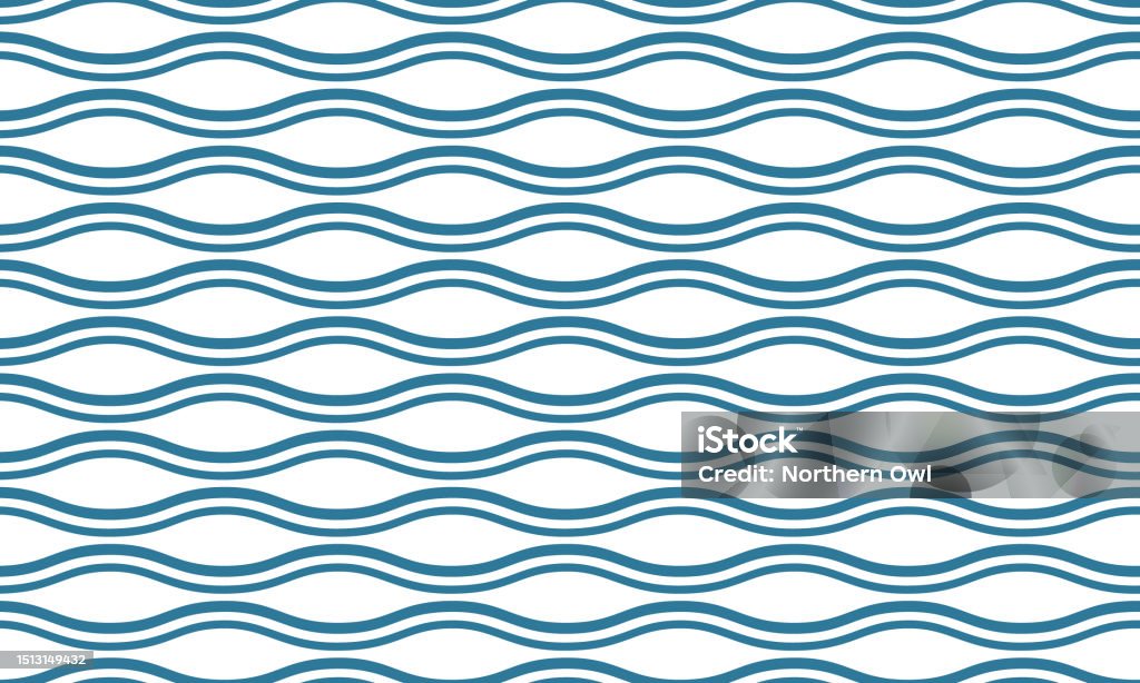 Seamless Wave Pattern Soft Seamless Wave Pattern Stock Illustration - Download Image Now ...