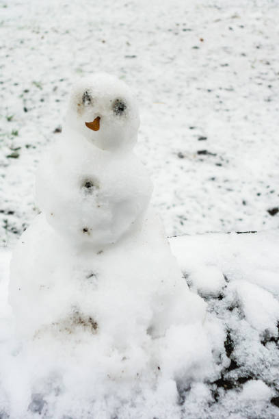 istock Little Snowman on Ground 1513163430
