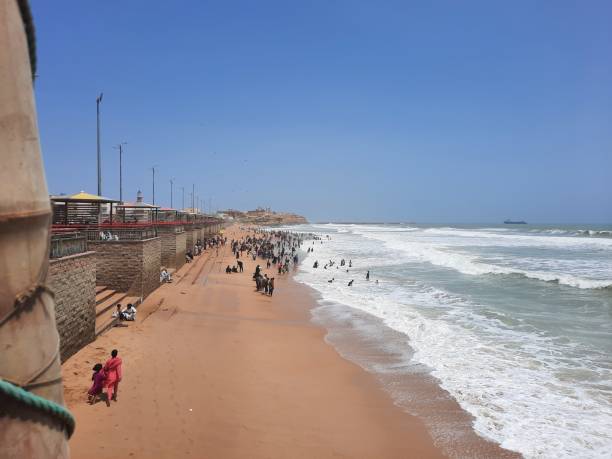 istock Beautiful day time view of Manora Beach, Karachi. 1513167725