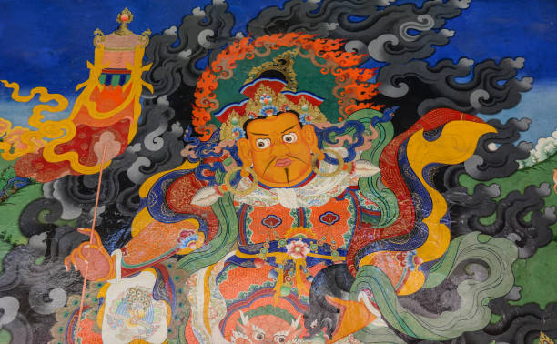 istock Mural paintings in the Tibetan temple 1513232941