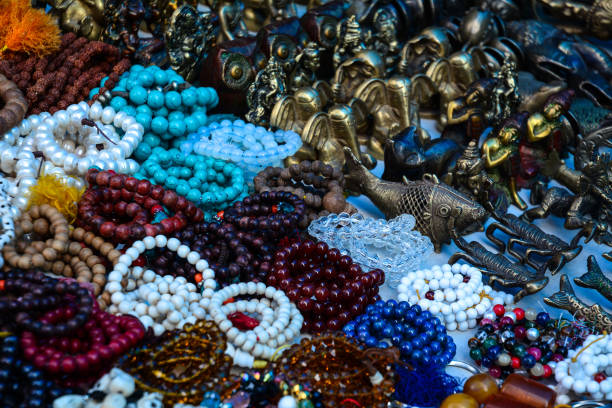 istock Tibetan praying objects at a souvenir shop 1513236164