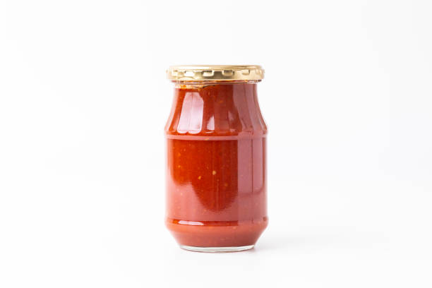 istock Bottled tomato sauce on white background 1513252045