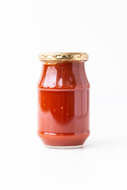 istock Bottled tomato sauce on white background 1513254869