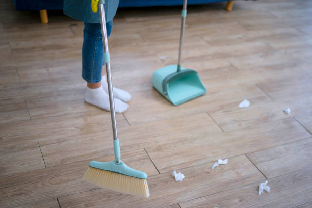 istock House keeper clean living room. 1513294604