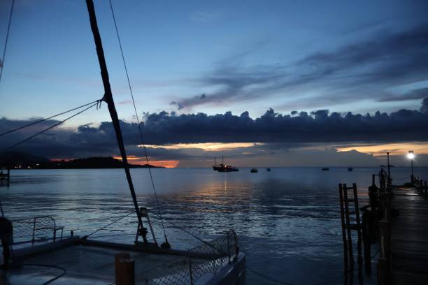 istock Sunset from Koh Samui Thailand 1513297382
