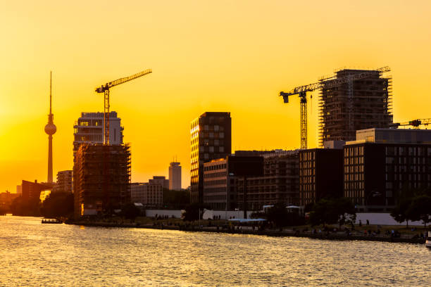 istock Skyline Berlin with River Spree at sunset 1513334760