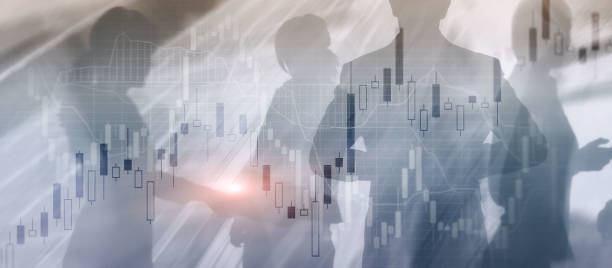 istock Stock market chart. Abstract background for presentation 1513438697