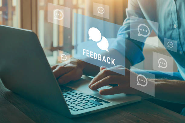 feedback concept, user comment rating online, writing feedback review feedback concept, user comment rating online, writing feedback review, reputation management questionnaire stock pictures, royalty-free photos & images