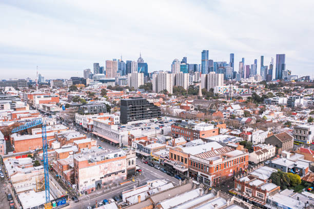 Collingwood with Melbourne CBD in the background