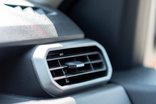 car interior vent detail