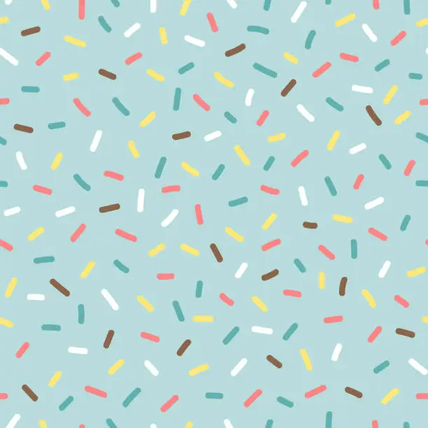 Vector illustration of Sprinkle Texture Seamless Pattern