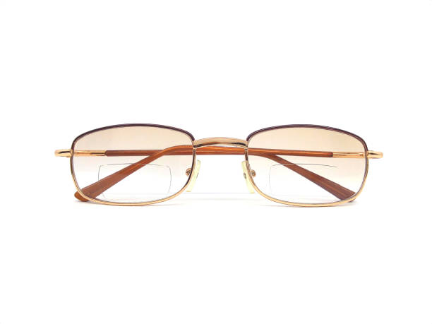 istock Bifocal glasses isolated on white background. 1513669046