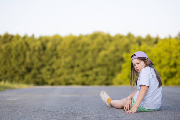 istock Young Girl on Road 1513723858