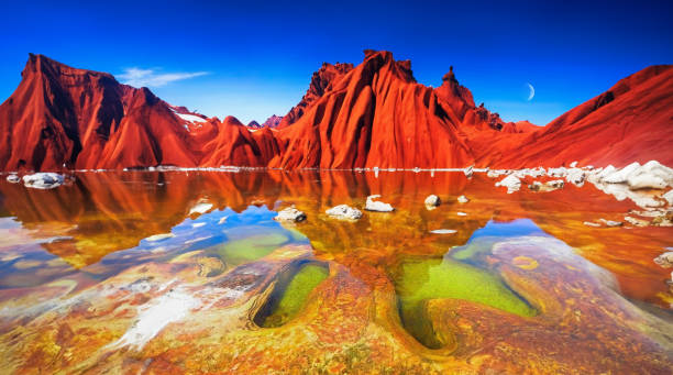 red hills in the desert