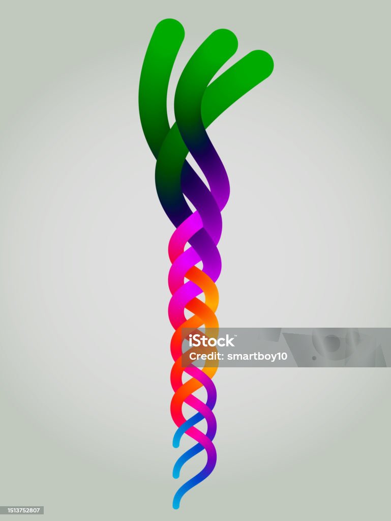 Thread Or Braid Pattern Stock Illustration - Download Image Now ...
