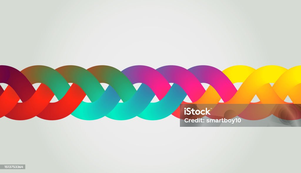 Thread Or Braid Pattern Stock Illustration - Download Image Now ...