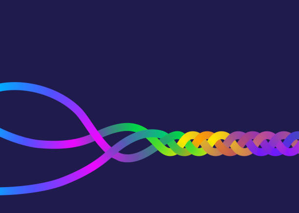 faden- oder flechtmuster - garn stock-grafiken, -clipart, -cartoons und -symbole