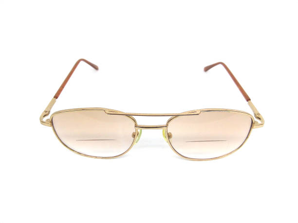 istock Bifocal glasses isolated on white background. 1513768378