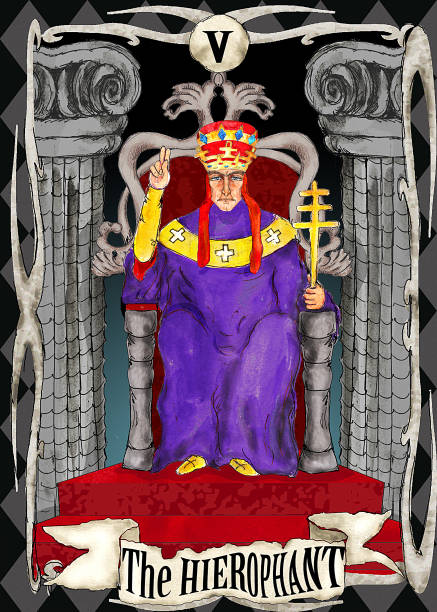 Tarot Major Arcanas vintage style watercolor  cards