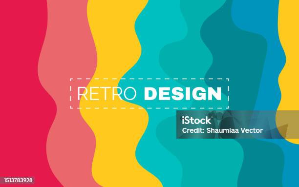 Retro Liquid Wave Abstract Background Psychedelic Retro Wave Wallpaper ...