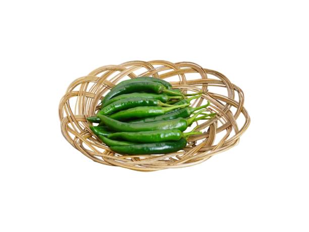 istock Green Chili Pepper Isolated on White Background 1513852191