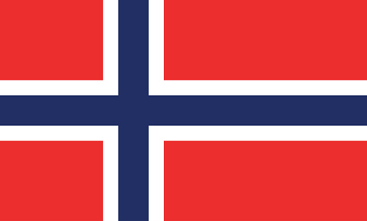 Norway flag, flat layout. Vector illustration EPS10