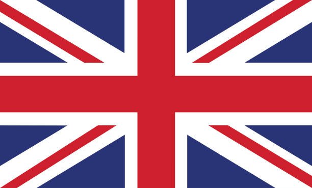 illustrazioni stock, clip art, cartoni animati e icone di tendenza di bandiera del regno unito. illustrazione vettoriale eps10 - british flag vector uk national flag