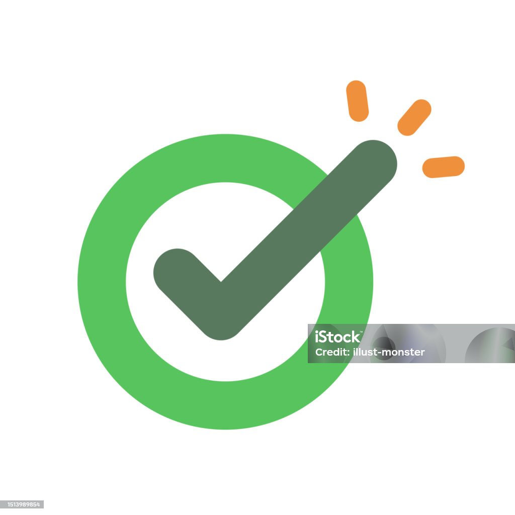 Flat Design Emphasis Pop Check Box Vector Stock Illustration - Download ...