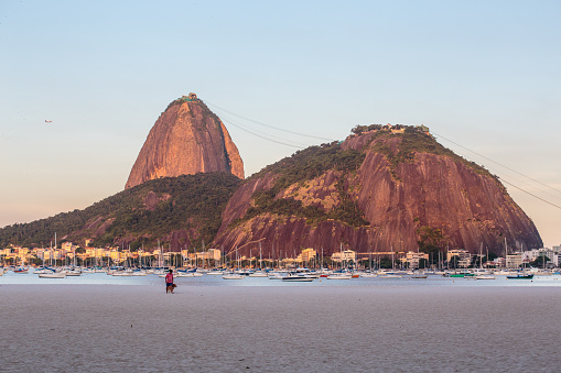 View of the Botafogo cove in Rio de Janeiro Brazil.