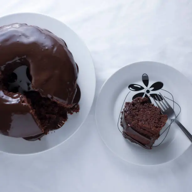 chocolate cake syrup top