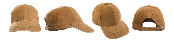 istock Blank military color baseball cap mockup template isolated. Set 1514047923