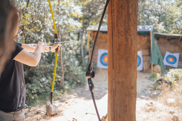 istock Amusement park with archery in nature 1514065399