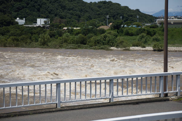 istock A muddy river with a brown and swollen water after the rain 1514101718