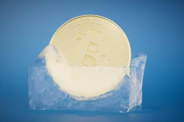 Frozen bitcoin on blockchain