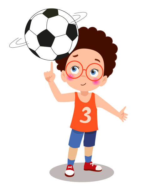 obracająca się piłka na palcu - basketball little boys male young adult stock illustrations