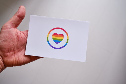 Pride Month in June. LGBT flag. Lesbian Gay Bisexual Transgender. Celebrated annual. Rainbow colours, love concept. Human rights and tolerance. Poster, banner and background. Vector illustration