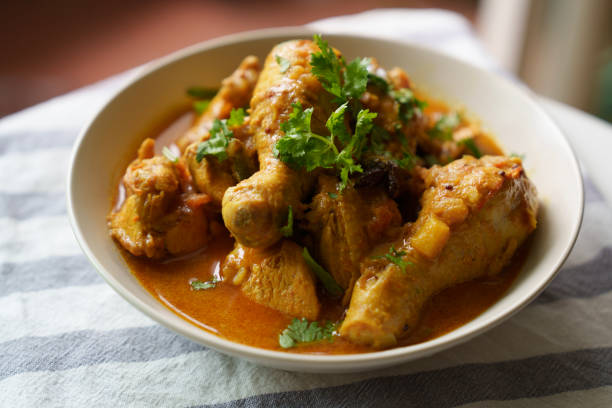 istock Indian curry chicken served in white bowl 1514246636