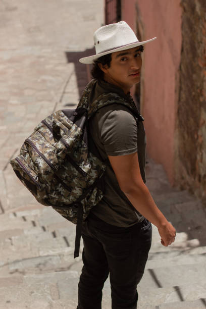 istock backpacker tourist walking in Guanajuato, Mexico 1514401067