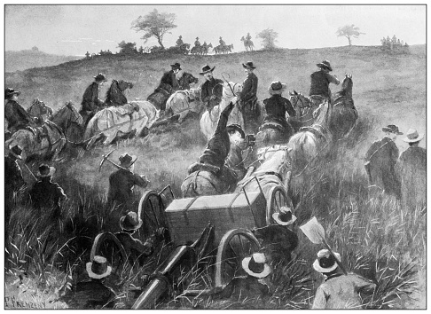 Antique image from British magazine: Spanish American War, Battle of San Juan, Santiago de Cuba