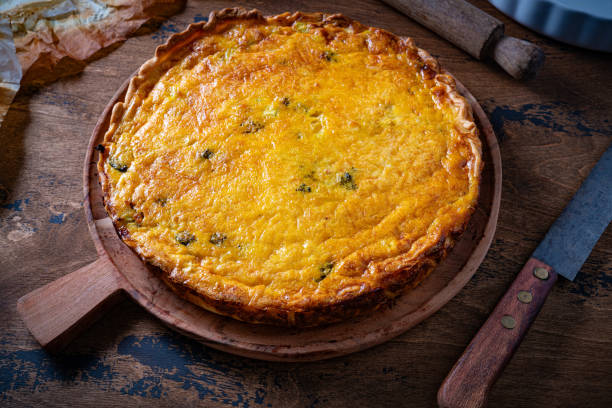 istock Vegetables quiche homemade on wooden rustic table 1514408550
