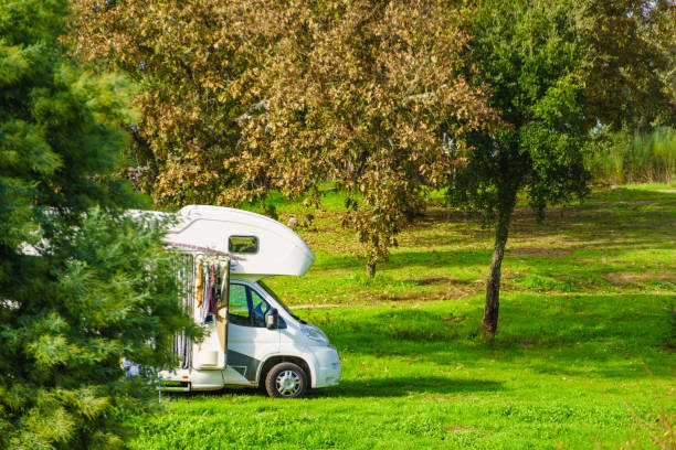 istock Rv motorhome on nature. Holidays trip. 1514466163