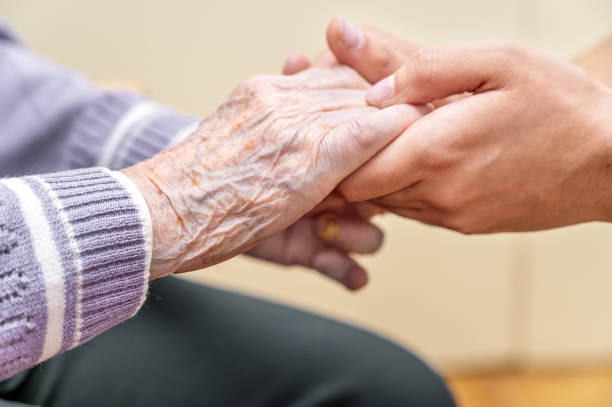 istock Helping hands, care for the elderly concept. High quality photo 1514508148